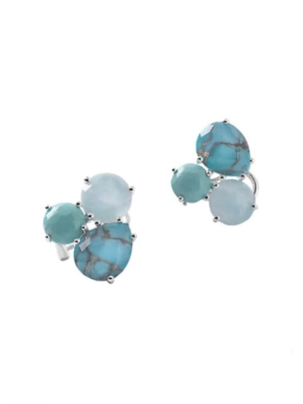 New Ippolita Multi stone blue turquoise earrings